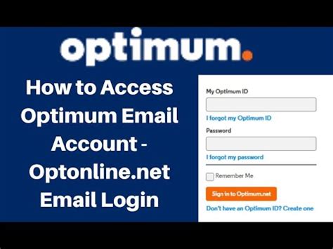 optimum email login